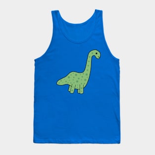 Cute Kawaii Brontosaurus Dino Tank Top